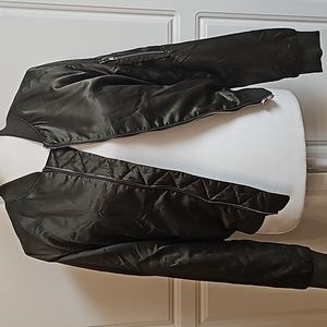 Satin bomber jacket
